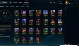 CONTA LEAGUE OF LEGENDS OURO 1(LUX ELEMENTALISTA)