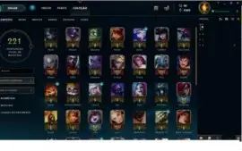 CONTA LEAGUE OF LEGENDS OURO 1(LUX ELEMENTALISTA)