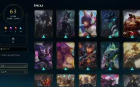 Conta Full Acesso De 2019 - Lv 223- 63 Skins