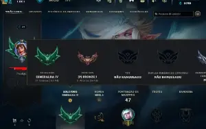 Conta De Lol Esmeralda 4 Ganhando 30 Pontos+
