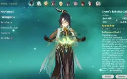 Conta Genshin Xianyun C2+Arma
