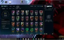 Conta Ouro 1 89 campeões 71 skins