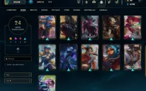 Esmeralda 3 com 27 Champs e 24 Skins