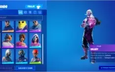 Conta fortnite galaxy e mais algumas skins