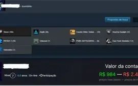 Conta Steam 64 jogos ( ELDEN RING, DOOM ETERNAL DELUXE...)