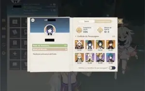 CONTA AR55 - 6 CHARS 5* - 7500 GEMAS - YELAN, ITTO, XIAO