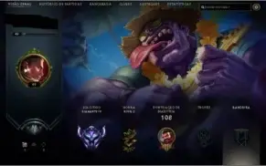 Conta lol diamante 4 70% winrate