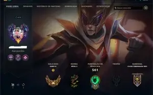 conta lol gold 188 skins