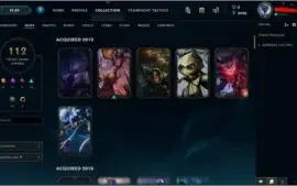 CONTA LEVEL 96 - PLATINA IV - 135 CAMPEÕES - 112 SKINS E +
