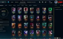 CONTA LEVEL 96 - PLATINA IV - 135 CAMPEÕES - 112 SKINS E +