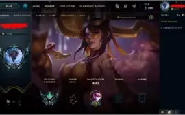 CONTA LEVEL 96 - PLATINA IV - 135 CAMPEÕES - 112 SKINS E +
