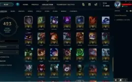 CONTA LEVEL 96 - PLATINA IV - 135 CAMPEÕES - 112 SKINS E +