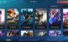 Conta ex monarca com 100 skins.