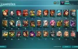 CONTA PALADINS,  LVL133, 1.5KK OURO, VIP3, + 256 SKINS + ETC