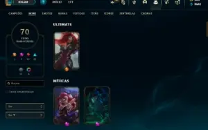 Conta Lol Mestre - Vayne Ladra De Almas E Annie Hextec