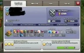 CONTA CLASH OF CLANS CV7 FULL, 4 CONSTRUTORES