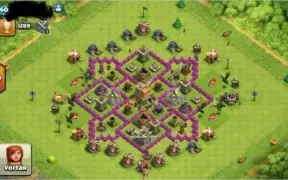 CONTA CLASH OF CLANS CV7 FULL, 4 CONSTRUTORES