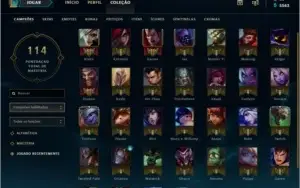 CONTA LOL DIAMANTE IV