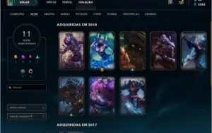 CONTA LOL DIAMANTE IV