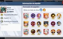 Conta Bleach Imortal Soul Play Win vip 7