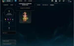 Conta prata 4 com 12 skins e 36 champs