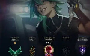 Conta Esmeralda Com MMR de mestre