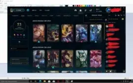 vendo conta de lol gold 4 boa e barata!