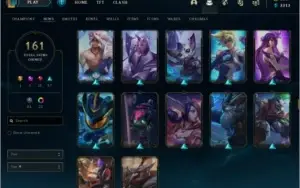 CONTA PLATINA 161 SKINS 285 ICONES NUNCA TOMOU BAN 2015