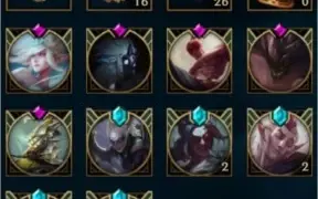 CONTA LOL GOLD 1, 253 SKINS - 2 PRESTÍGIOS + 58K EA