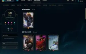 Conta LOL PLATINA