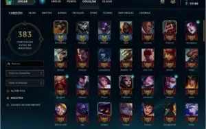 Conta LOL PLATINA