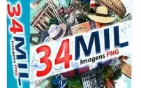 Pack com 34 Mil Imagens em PNG