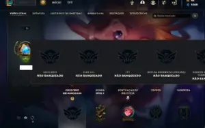 Conta Unranked com 32 Champs e 7 Skins + 7 Cromas