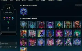 Conta Smurf Unranked De LOL 100% Hand Level