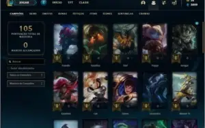 Conta bronze 2 com 16 skins e 36 champs