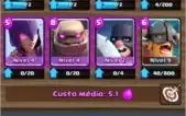 Clash Royale- 3 lendárias- muda de nome