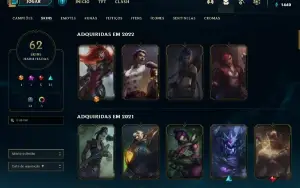 Conta desde 2013 / 70 skins / mmr d4