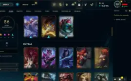 Conta LOL LVL 32 | 128 Campeões| 86 Skins |UNRANKED| 2013