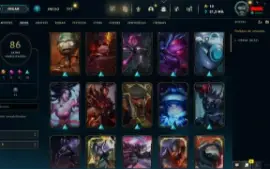 Conta LOL LVL 32 | 128 Campeões| 86 Skins |UNRANKED| 2013