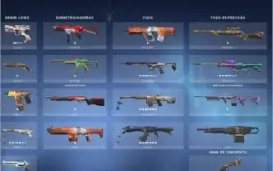 Conta de Valorant, SKINS RARICIMAS