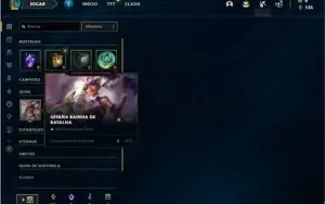 Conta ouro 4 com 27 Champs e 1 Skin