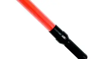 Bastão Sinalizador De Trânsito Vermelho Led 41cm Lanterna