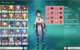 AR57 - Xião, Kazuha, Baal, Jean, Keqing e Mona C2 + Jade ...