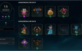 CONTA LOL LVL 200+ 105CHAMPS 42Skins SMURF