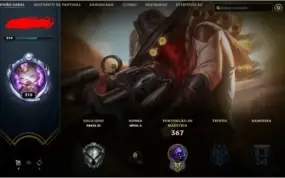 CONTA LOL LVL 200+ 105CHAMPS 42Skins SMURF