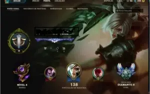 Conta De Lol Diamante 2 + Riven camp da sision 2