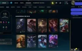 Conta Nvl 112 Platina II 56 champs 13 Skins por R$120,00