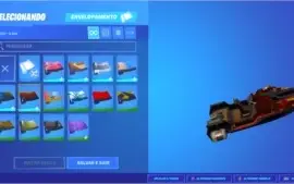 Conta de Fortnite com 14 skins passe capítulo 2