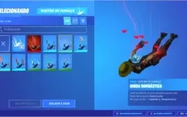 Conta de Fortnite com 14 skins passe capítulo 2