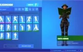 Conta de Fortnite com 14 skins passe capítulo 2